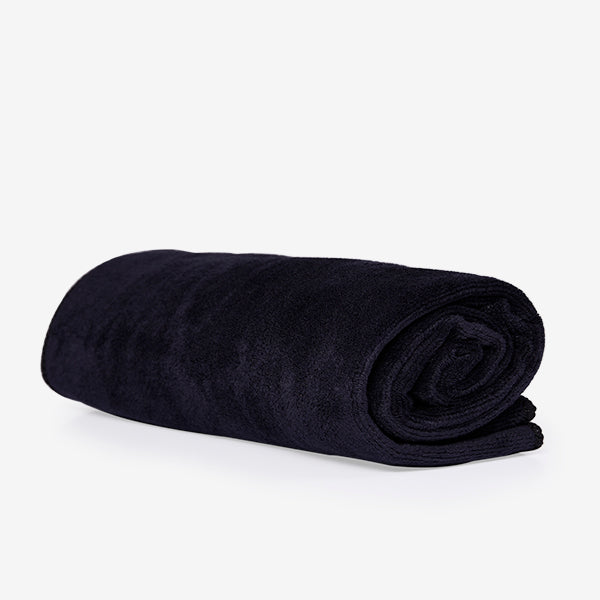 Toalla Ocean Dry Negra 80% Poliester 20% Poliamida Superabsorbente 45X85Cm