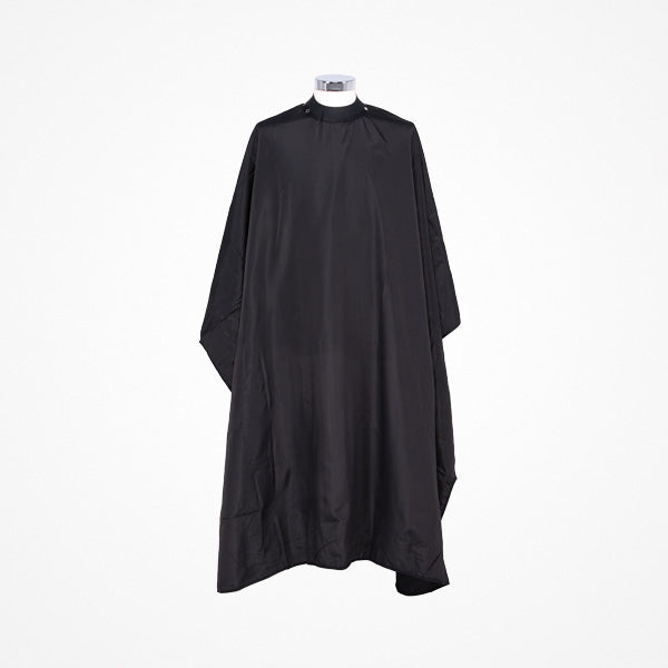Capa De Corte Negra Raven Poliéster Cuello Silicona Cierre Corchete Bifull