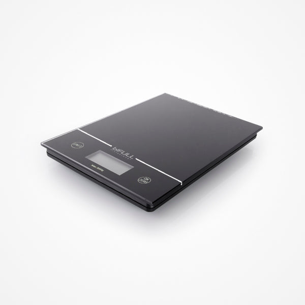 Peso Electronico Cuadrado Negro Bifull