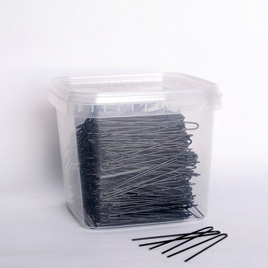 Horquillas Moño 67Mm Negro Caja 1000Gr.