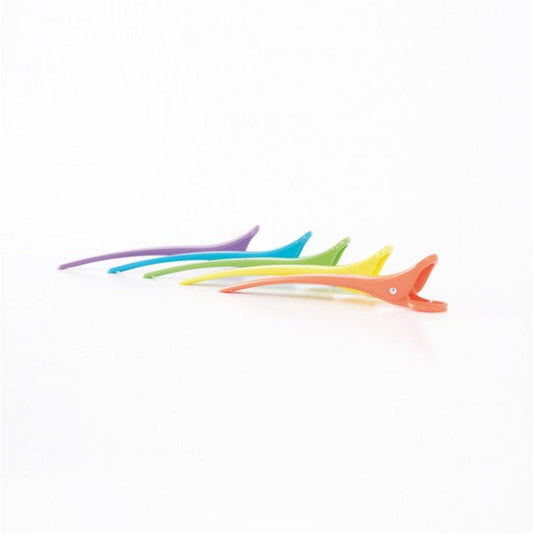 Bote Pinzas Pato Colores 24 Unds. Bifull