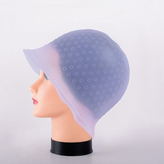 Gorro Mechas Gm01 Marcado Facil Perforar Traslucido Rosa Bifull
