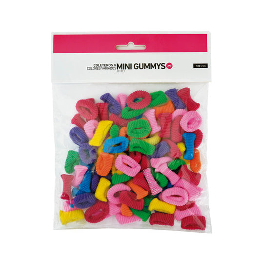 Mini Coleteros Colores Variados Mini Gummys 100 Unds Bifull