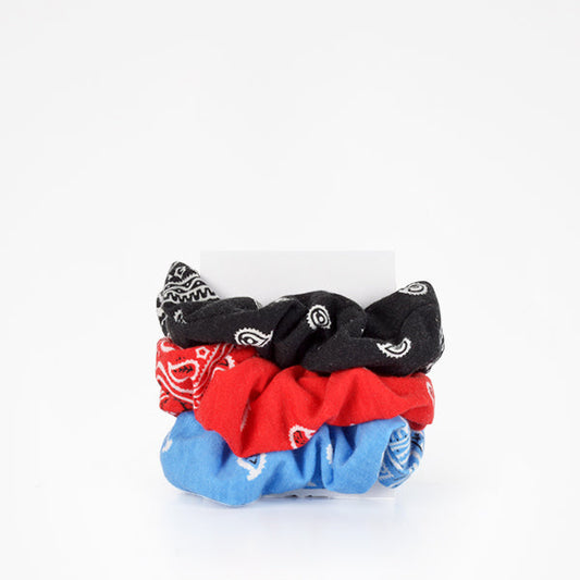 Coleteros Colores Hairband Lace Colors Pack 3 Unids Rojo-Negro Y Azul
