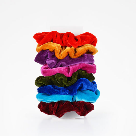 Coleteros Colores Hairband Velvet 04 Colors (Pack 8 Unids)