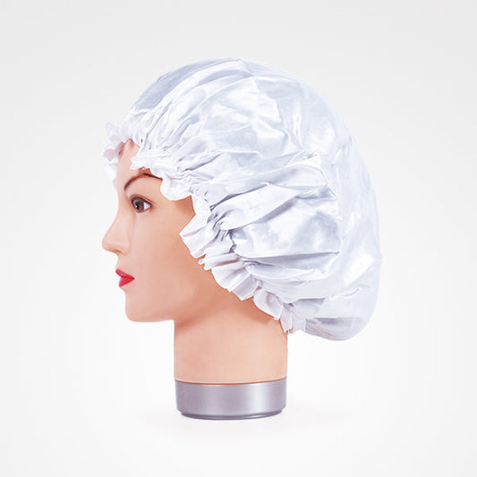 Gorro De Satén Anti Frizz Blanco Sleeping Thin Cap