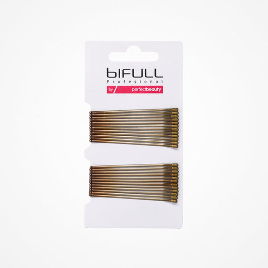 Clip Plano 59Mm Bronce Cartón 24 Unds. Bifull
