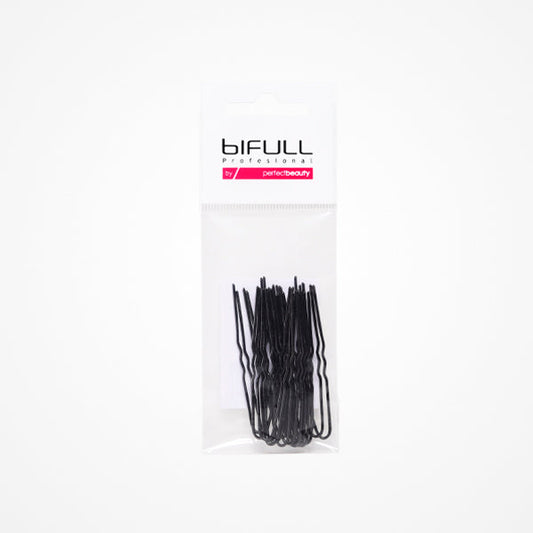 Horquillas Invisibles 62Mm Negro Bolsa 20Unds Bifull