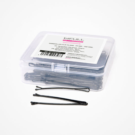 Clip Plano 59Mm Negro Caja 150 Unds Bifull