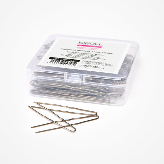 Horquillas Invisibles 62Mm Bronce Caja 150Unds Bifull