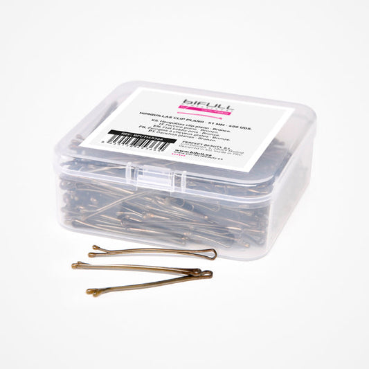 Clip Plano 51Mm Bronce Caja 400 Unds Bifull