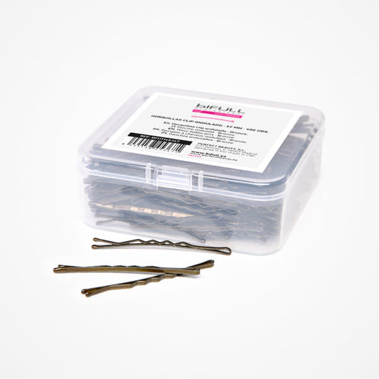 Clip Ondulado 59Mm Bronce Caja 400 Unds Bifull