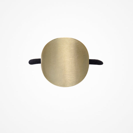 Coletero Con Accesorio Dorado Redondo Venice Ponytail Band 02 Bifull