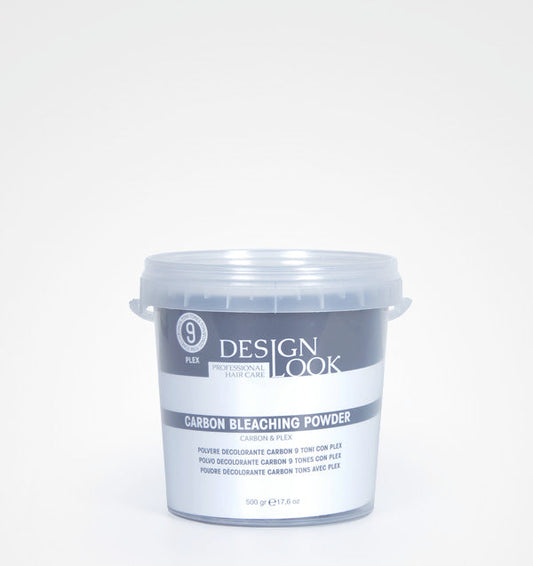 Polvo Decolorante Carbón Con Plex 9 Tonos Vaso 500Gr Design Look
