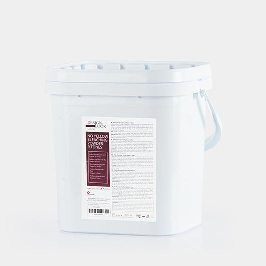 Polvo Decolorante No Yellow 9 Tonos Pack 2Kg (5 Bolsas*400Gr) Design Look