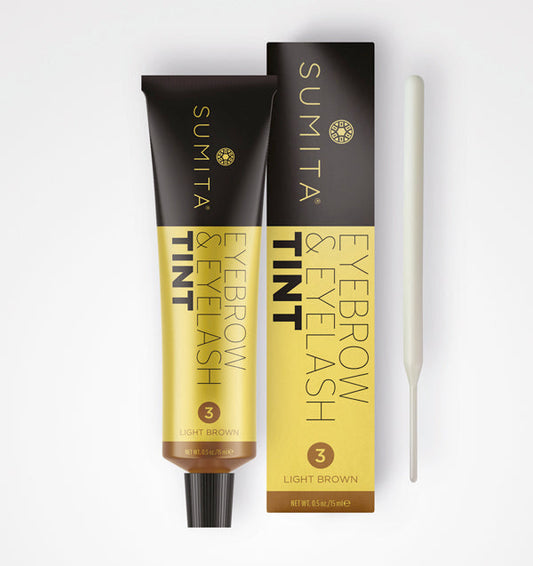 Tinte De Cejas Y Pestañas Marrón Claro Tubo 15Ml (30 Aplicaciones) Sumita