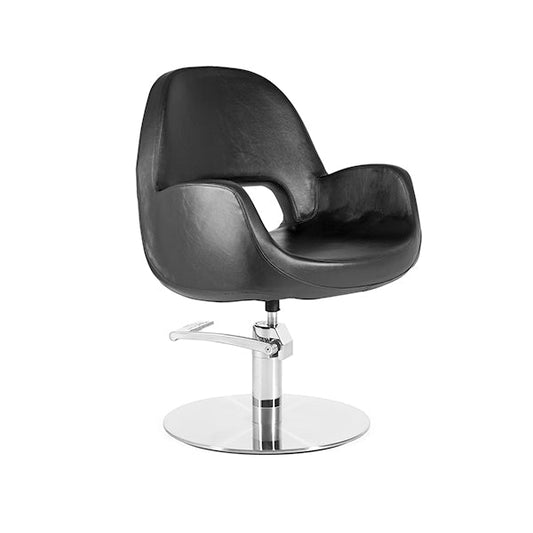 Sillón Talos Negro Ng3 Pie Redondo Acero Inox P29 Y B.Hid B90