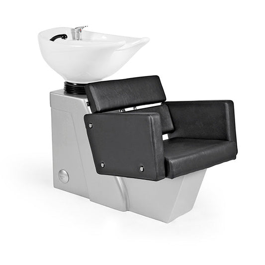Lavacabezas Cosmo Negro Ng3 1 Pto Poza Honda Blanca (Mueble Venus Gris)