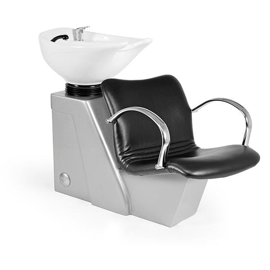 Lavacabezas Delia Negro Ng3 1 Pto Poza Honda Blanca (Mueble Venus Gris)