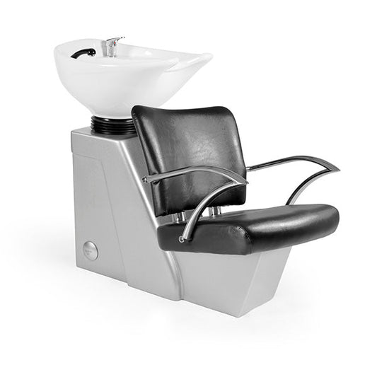 Lavacabezas Eros Negro Ng3 1 Pto Poza Honda Blanca (Mueble Venus Gris)