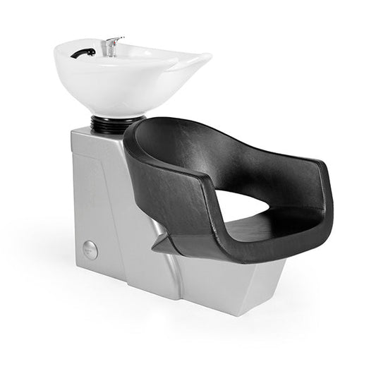 Lavacabezas Greco Negro Ng3 1 Pto Poza Honda Blanca (Mueble Venus Gris)