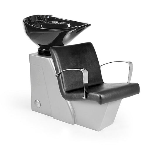 Lavacabezas Stela Negro Ng3 1 Pto Poza Honda Negra (Mueble Venus Gris)
