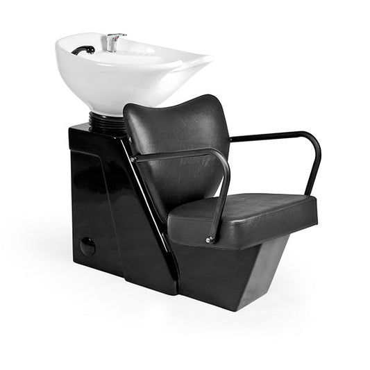 Lavacabezas Neo Negro Ng3 1 Pto Poza Honda Blanca (Mueble Venus Negro)