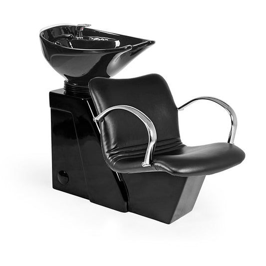 Lavacabezas Delia Negro Ng3 1 Pto Poza Honda Negra (Mueble Venus Negro)
