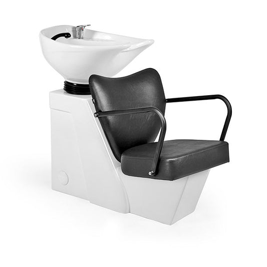 Lavacabezas Neo Negro Ng3 1 Pto Poza Honda Blanca (Mueble Venus Blanco)