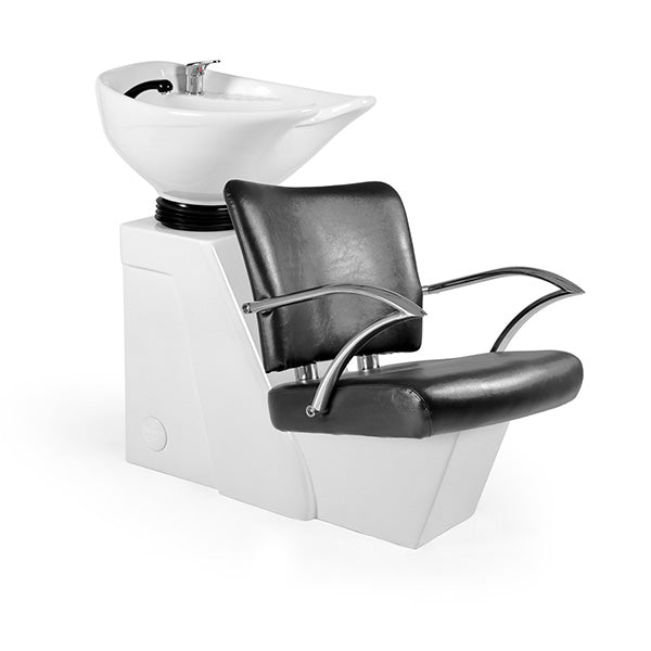 Lavacabezas Eros Negro Ng3 1 Pto Poza Honda Blanca (Mueble Venus Blanco)