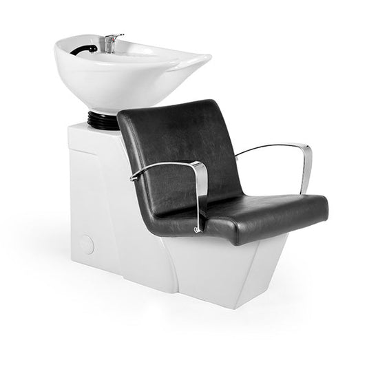 Lavacabezas Stela Negro Ng3 1 Pto Poza Honda Blanca (Mueble Venus Blanco)