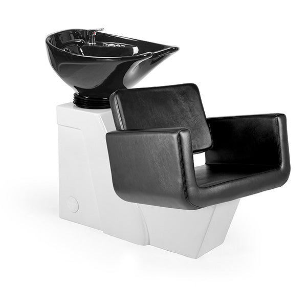 Lavacabezas Samoa Negro Ng3 1 Pto Poza Honda Negra (Mueble Venus Blanco)