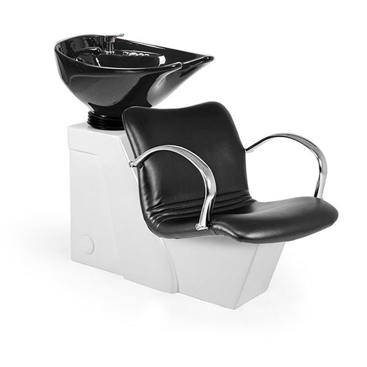 Lavacabezas Delia Negro Ng3 1 Pto Poza Honda Negra (Mueble Venus Blanco)