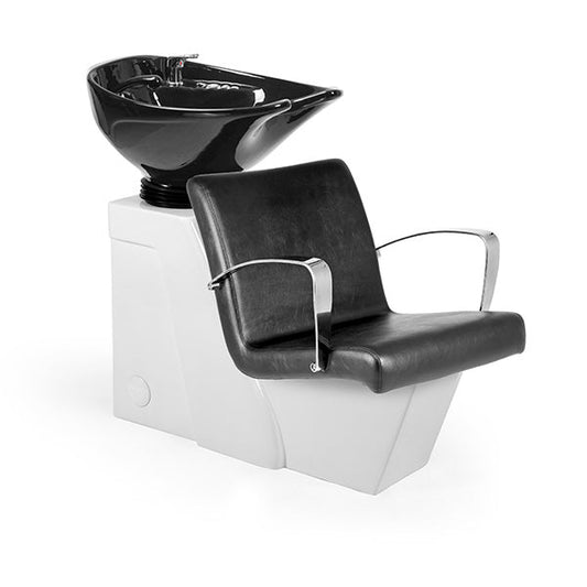 Lavacabezas Stela Negro Ng3 1 Pto Poza Honda Negra (Mueble Venus Blanco)