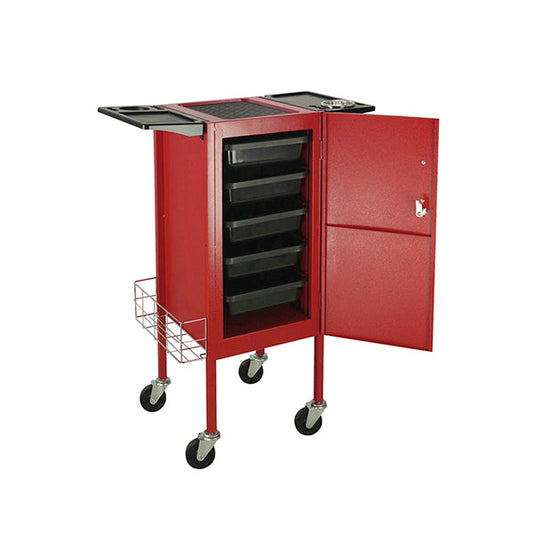 Carro Auxiliar Metalico Delta Rojo