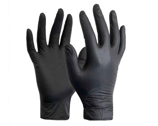 Guantes latex negros 20 und