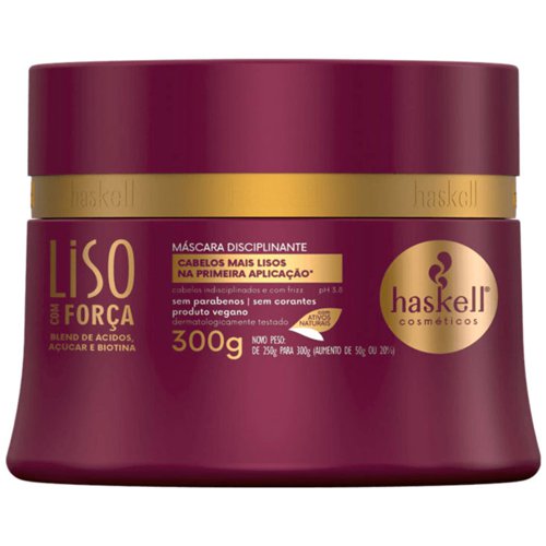 Mascarilla Haskell Liso con Fuerza 250g