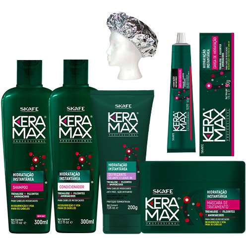 Pack Tratamiento Skafe Keramax Hidratación 6 productos