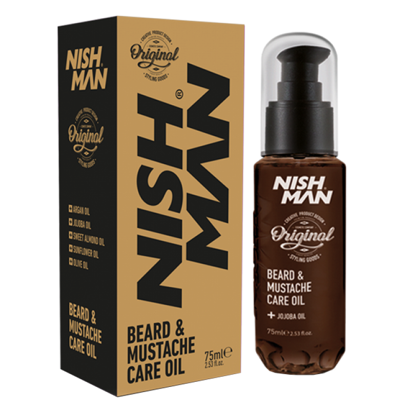 Nishman Aceite De Barba Y Cuidado Del Bigote 75 Ml