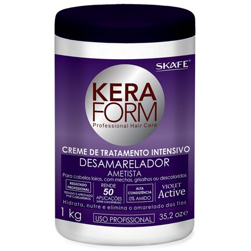 Mascarilla Profesional Skafe Keraform Amatista Matizadora 1Kg