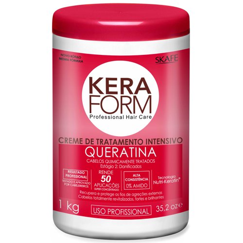 Mascarilla Profesional Skafe Keraform Queratina Brasileña 1Kg