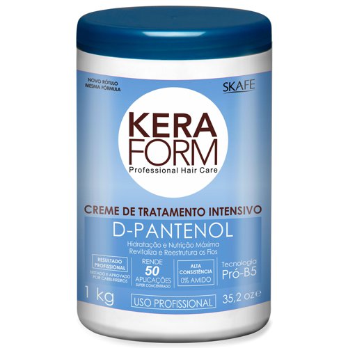 Mascarilla Profesional Skafe Keraform Tratamiento de Choque D-Pantenol 1Kg