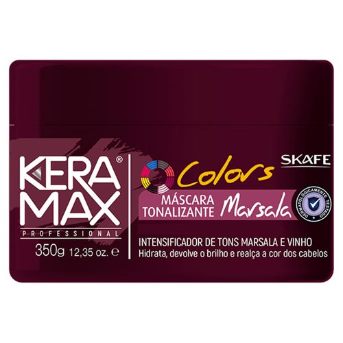 Mascarilla Matizadora Skafe Keramax Colors Marsala 350g