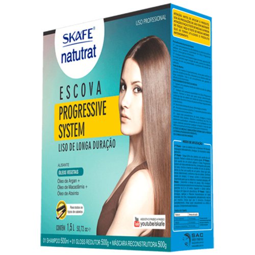 Kit Alisado Brasileño Skafe Natutrat Liso Intenso 1.5L