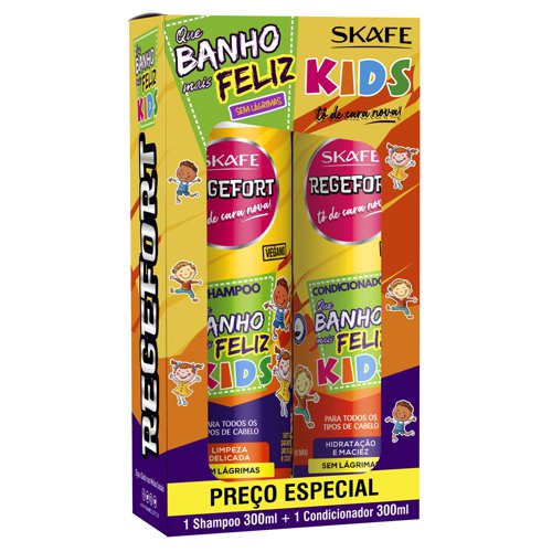 Kit Mantenimiento Skafe Regefort Kids vegano 2x300ml