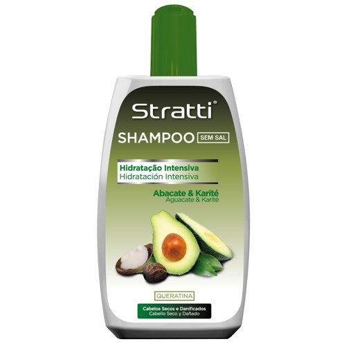 Champú Stratti Aguacate con Keratina sin sal 400ml