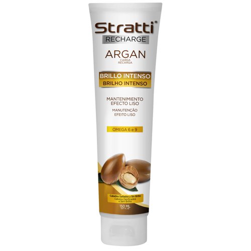 Carga de Keratina Stratti Argán brillo intenso 150ml