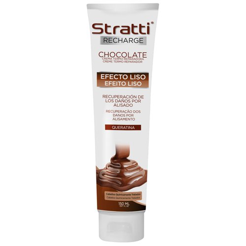 Carga de Keratina Stratti Chocolate efecto liso 150ml