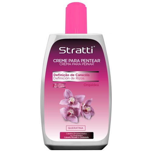 Crema de Peinar Stratti Orquídea Rizos con Keratina 300ml